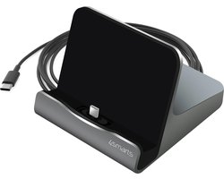 4smarts VoltDock 60W USB-C Docking Oplaad Station Gunmetal