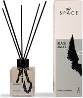 Air Space - Parfum - Geurstokjes - Huisgeur - Huisparfum - Black Angel - Vierkant - 100ml