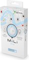 MiLi MiTag iOS FindMy Bluetooth Tracker met Sleutelhanger Wit 4-Pack