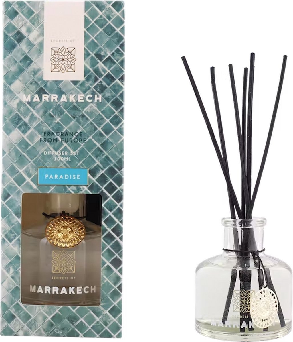 Secrets of Marrakech Luxe Diffuser Set Geurverspreider - Paradise - 100 ml