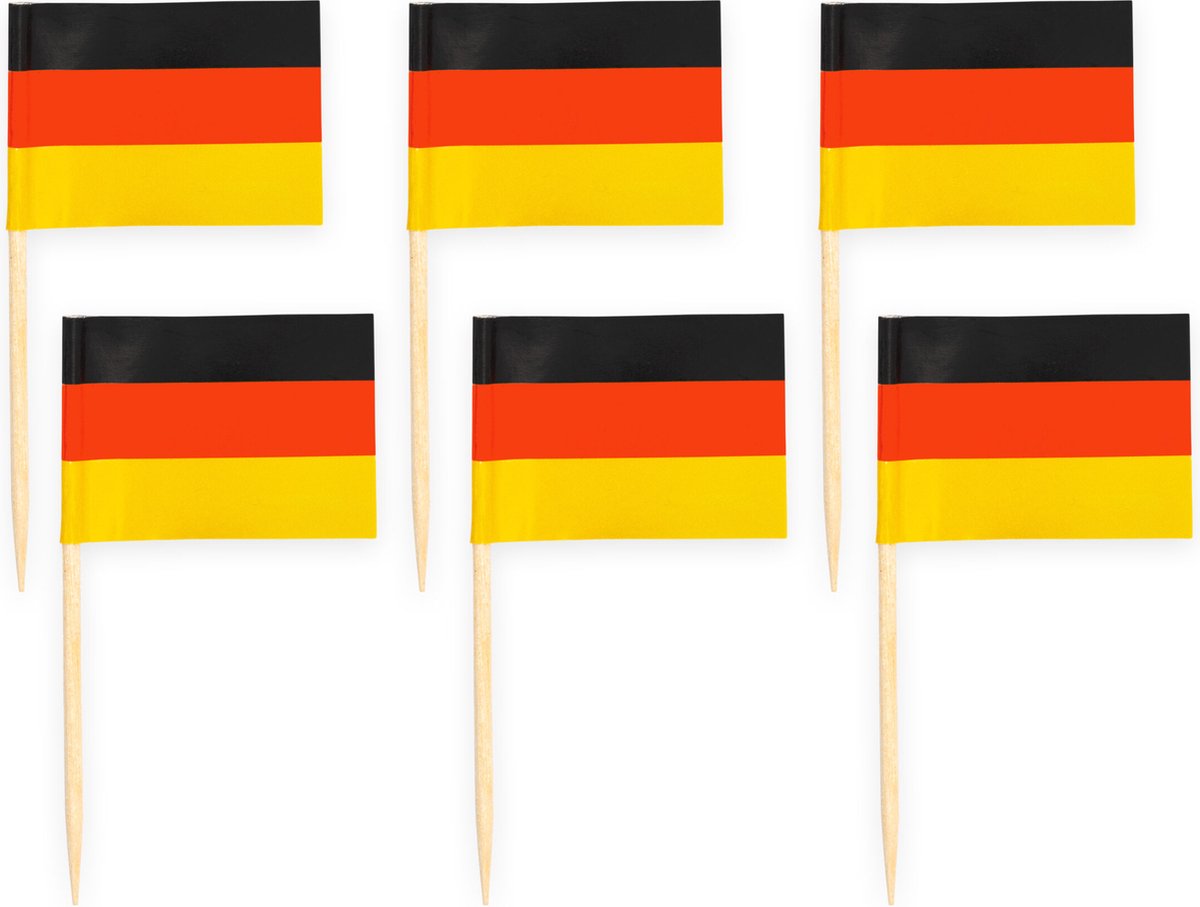 50x Cocktailprikkers Duitsland - Hapjes Cocktail Tapas Zomer Terras