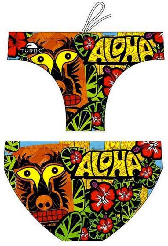 Slip de Bain Turbo Aloha Multicolore 4XL Homme