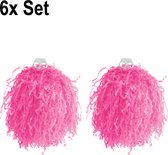 6x Cheerball ringgreep set Roze - Themaparty - Themafeest sport festival fun party thema feest