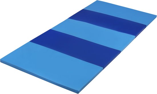 Tapis de gymnastique bleu foncé