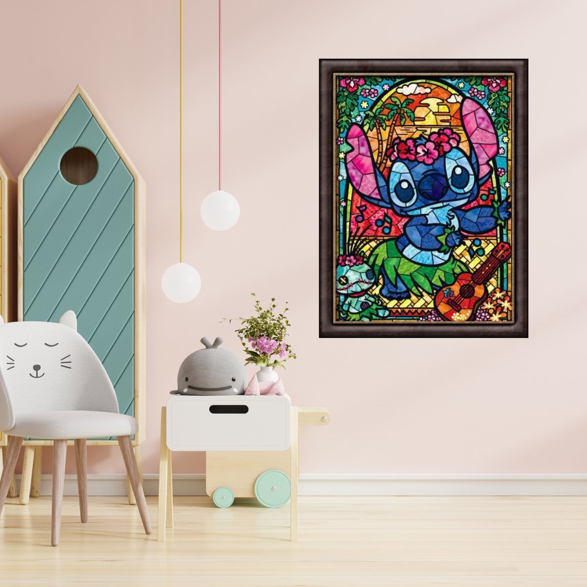 De Hobby Planeet  Diamond Painting Disney 30x40cm - Lilo & Stitch