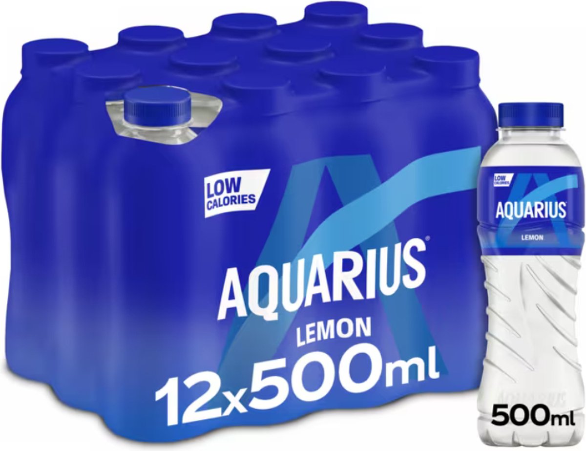 Aquarius Lemon | Petfles 12 x 0,5 liter