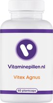 Vitaminepillen.nl | Vitex Agnus Cactus / Monnikspeper | 60 Plantcaps | Gratis verzending | Hoogwaardig extract met 0,6% aucubin | Vegan friendly