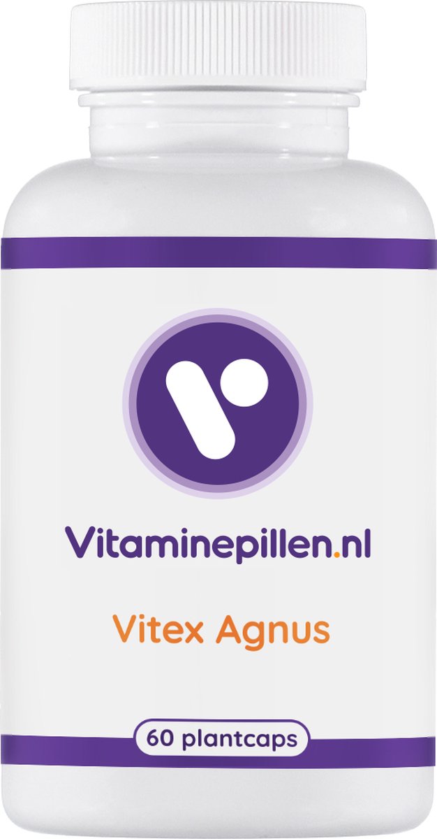 Goedkoopste Vitaminepillen.nl | Vitex Agnus Cactus / Monnikspeper | 60 Plantcaps | Gratis verzending | Hoogwaardig extract met 0,6 aucubin | Vegan friendly