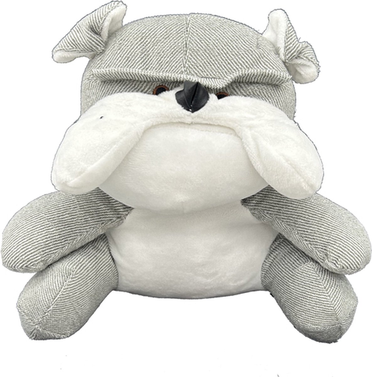 Deurstopper hond grijs-wit