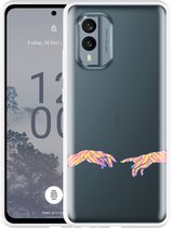 Cazy Hoesje geschikt voor Nokia X30 De Schepping 2.0