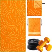 Diveblues® Active XL Sports Towel - Extra Groot 180x100 - Sporthanddoek - Badhanddoek - Strandlaken - Microvezel Handdoek – Antibacterieel
