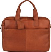 BURKELY Vintage Jesse Briefcase / Laptop Bag - 14 pouces - Cognac