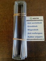 Anti-Worteldoek Haken / Gronddoekpennen 30 x 5 x 30 cm , 50 STUKS !