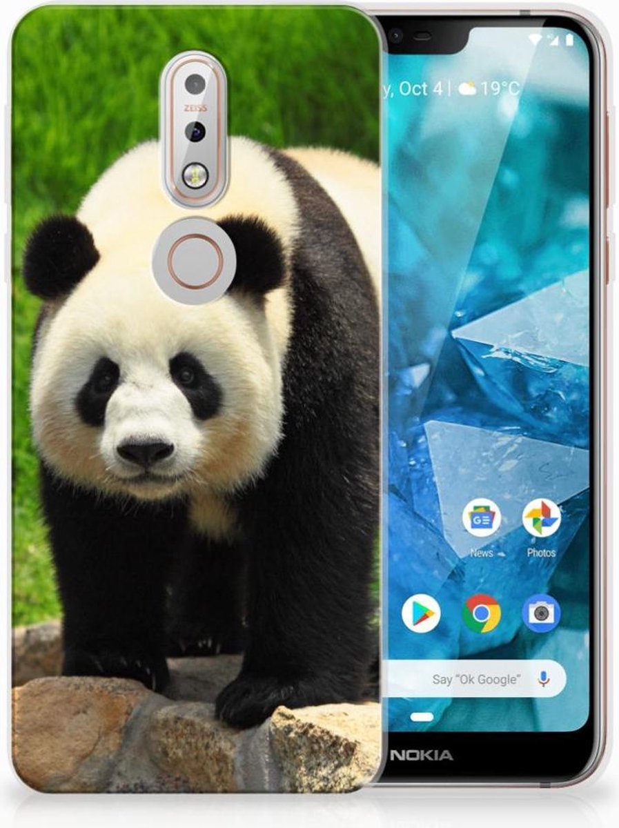 Nokia 7.1 TPU Hoesje Panda