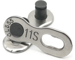 Herbruikbare Missing Chain Link - 11 Speed - Smart link / Quick link / Kettingschakel - KMC / Shimano / Sram - herbruikbaar - Zilver