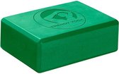 Trendy Sport Yoga blok - Yogablok - Yoga Block -  23 cm lang - 15 cm breed - 7.5 cm dik - Groen