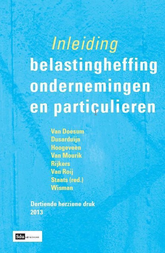 Inleiding belastingheffing ondernemingen en particulieren /  ... - cover