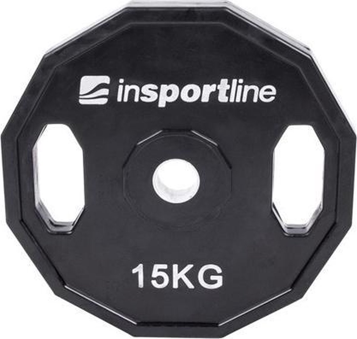 Halterschijf 30 mm - Insportline - Ruberton 15 kg