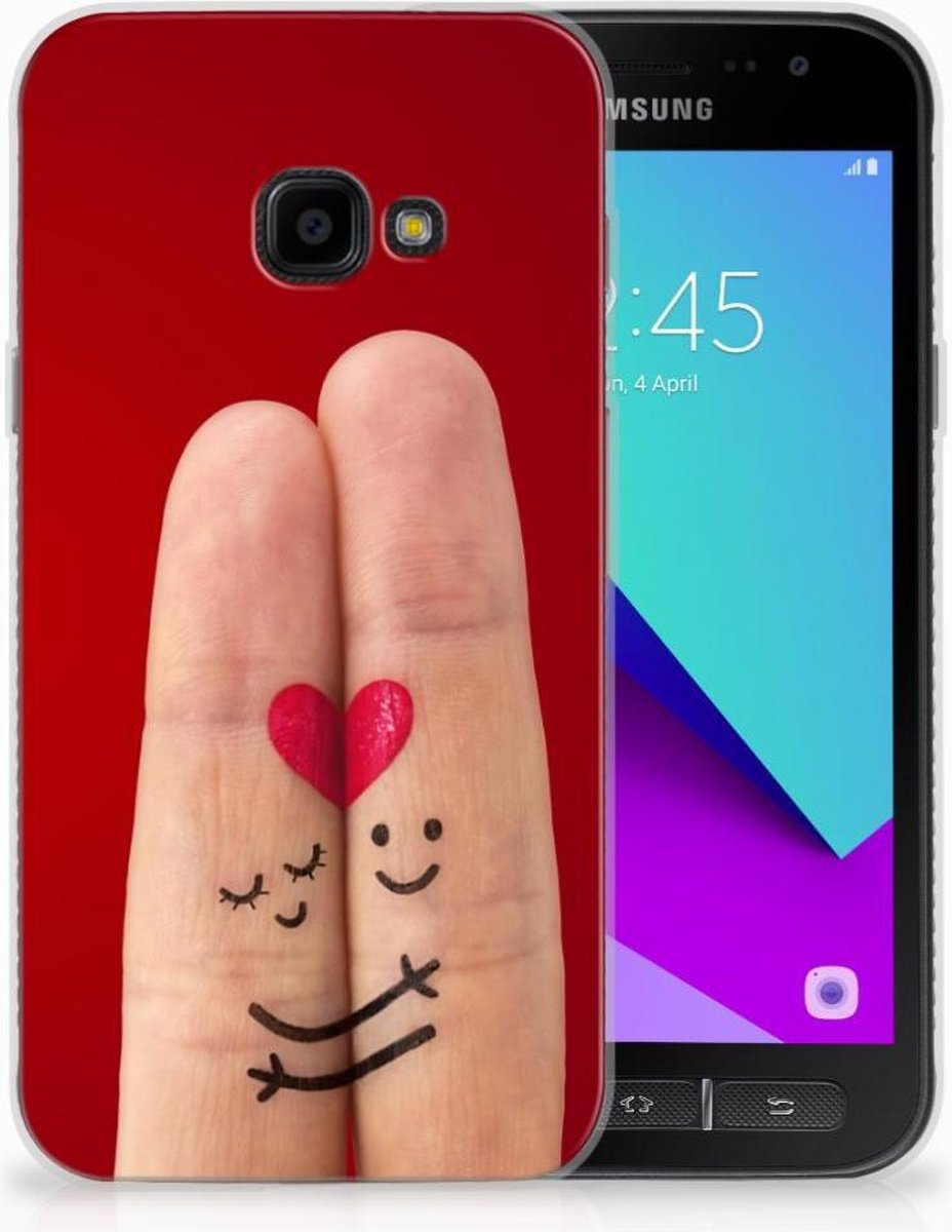 Samsung Galaxy Xcover 4 | Xcover 4s Silicone Back Cover Liefde - Origineel Romantisch Cadeau