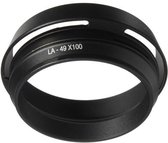 Zonnekap type LA-49X100 / Lenshood voor Fuji objectief (Huismerk)