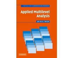 Omslag van Practical Guides to Biostatistics and Epidemiology - Applied Multilevel Analysis
