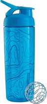Blender Bottle - Sleek Signature met oog - FC - Aqua Topt Flow - Eiwitshaker / Bidon - 820 ml