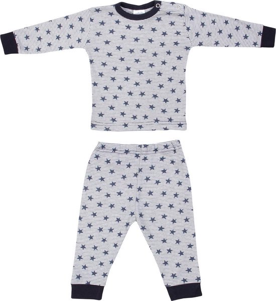 Beeren Bodywear Unisex Pyjama - Donkerblauw - Maat 50/56