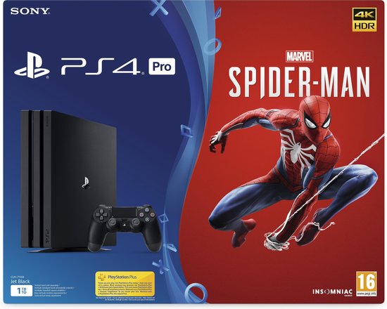 Turbine Belastingen terugtrekken Sony PlayStation 4 Pro Console - Marvel's Spider-Man-bundel - 1 TB | bol.com