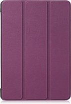 Tri-Fold Book Case - Lenovo Tab E10 Hoesje - Paars