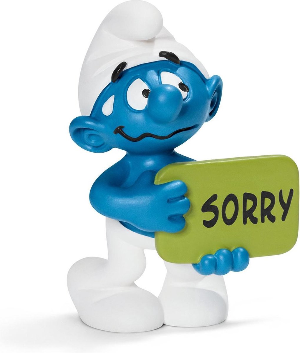 Schleich sorry-smurf 20749