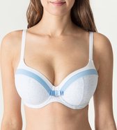 PrimaDonna Twist Coco Voorgevormde Beugelbeha - Vichy Blue - Maat 75D