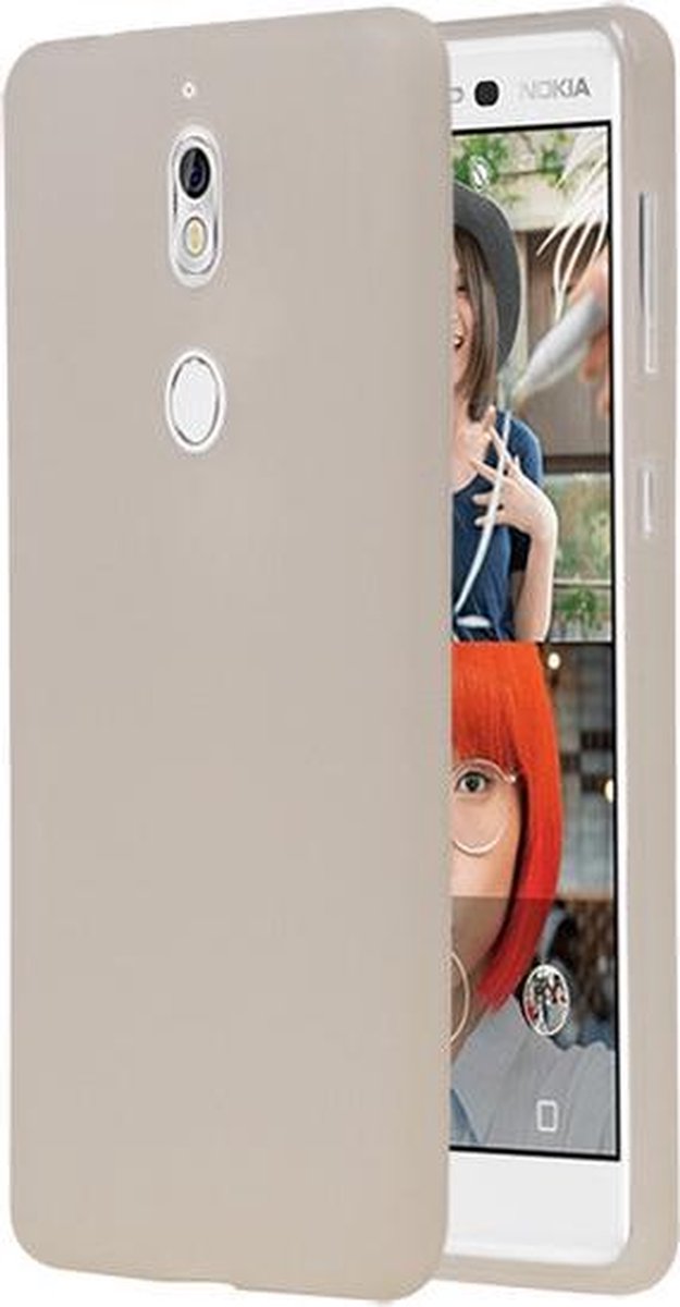 Wit TPU back case cover Hoesje voor Nokia 7