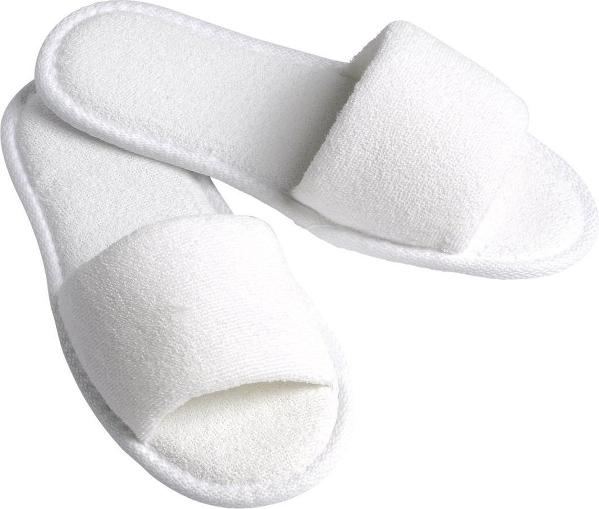 bol.com | Hotel slippers met rubberen zool - Open teen (one size)
