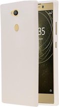 Wit TPU back case cover Hoesje voor Sony Xperia L2