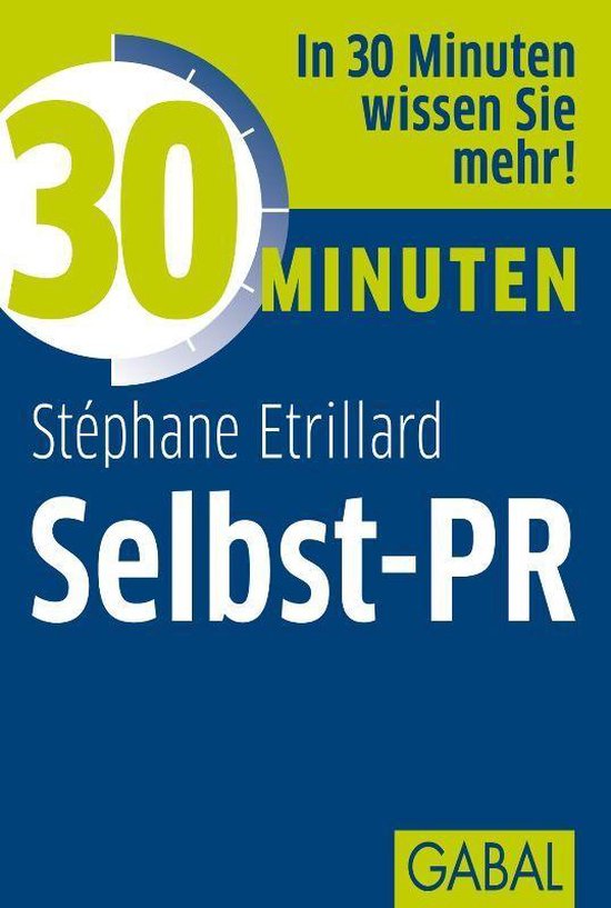 30 Minuten - 30 Minuten Selbst-PR - cover