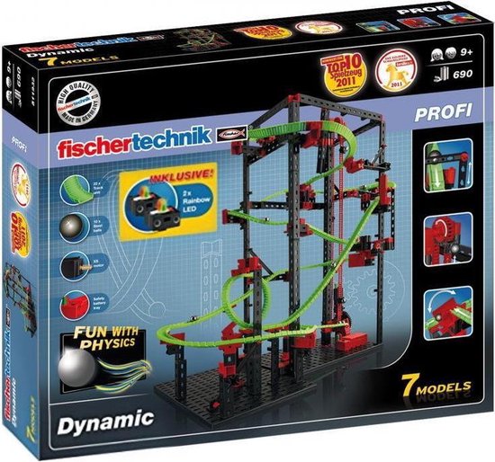 Fischertechnik knikkerbaan Profi Dynamic - 7 modellen | bol.com