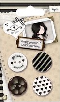 Large Buttons (4pcs) - Gorjuss - Neutrals