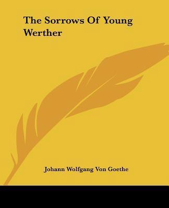 The Sorrows Of Young Werther - cover