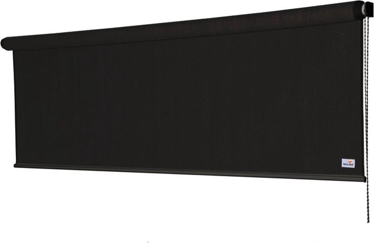 Rolgordijn - Nesling - Coolfit - Zwart - 148 x 240 cm