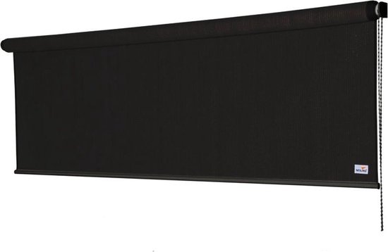 Rolgordijn Nesling - Coolfit - Zwart - 148 x 240 cm |