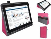 Fold Up Hoes voor Samsung Galaxy Tabpro / Tab Pro 10.1, Trendy Case, Hot Pink, merk i12Cover