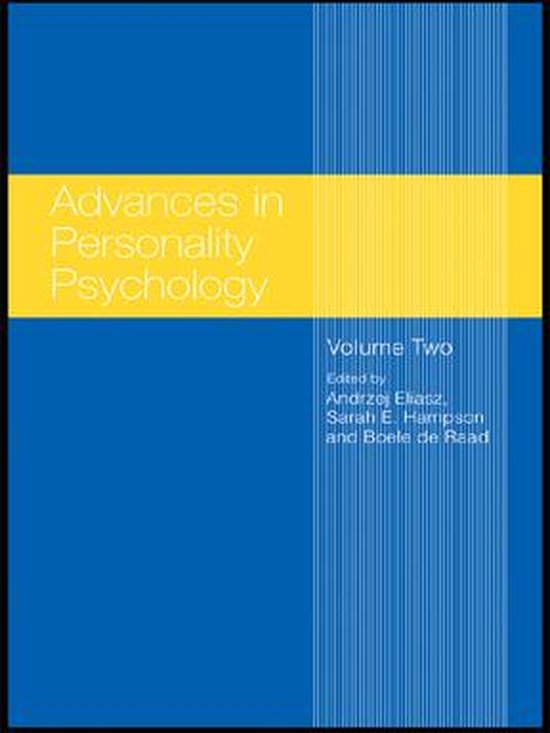 Advances in Personality Psychology - Advances in Personality ... - cover