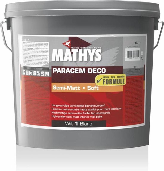Mathys Paracem Deco Soft (Semi-Matt) - 10 l - Wit