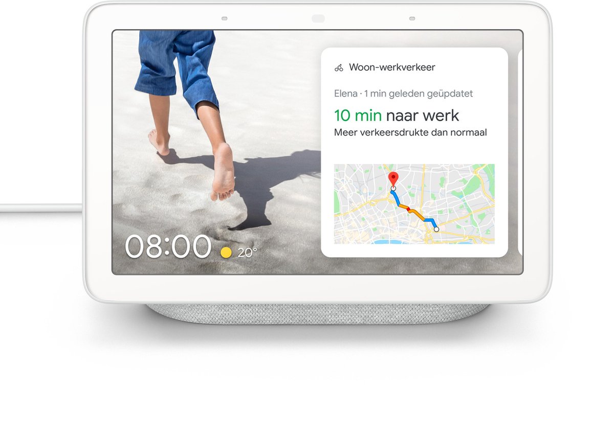 Google Nest Hub - Smart scherm / Nederlandstalig - Grijs |