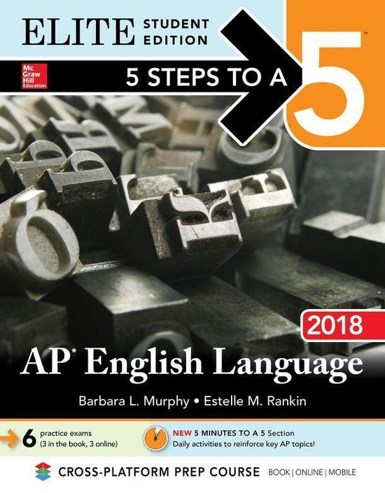 5 Steps to a 5: AP English Language 2018 Elite Student Editi ... - cover