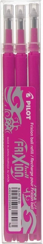 Pilot vullingen - Frixion Ball en Frixion Click - Roze 0.7 - 3 stuks - MoYu