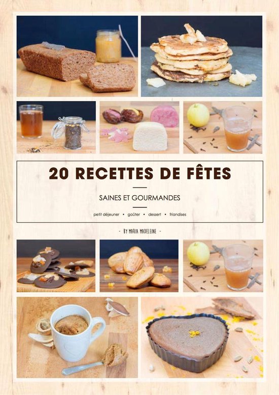 20 recettes de fêtes saines et gourmandes - cover