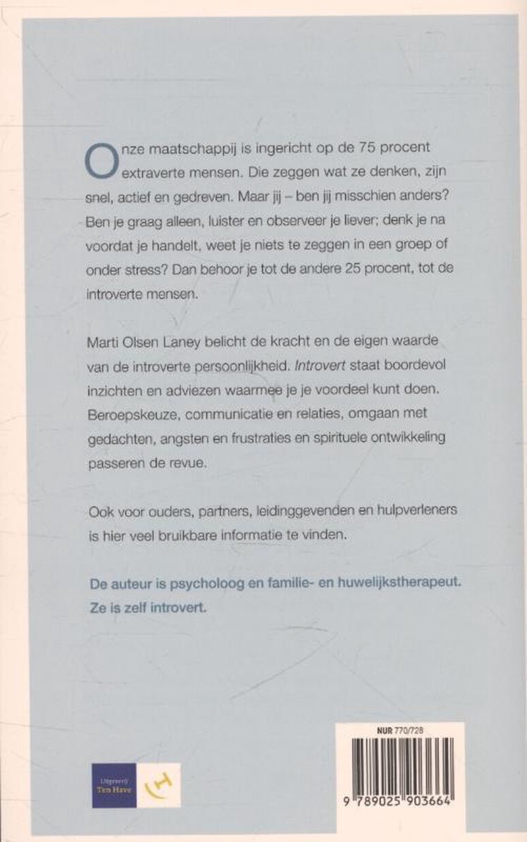 Introvert - back cover