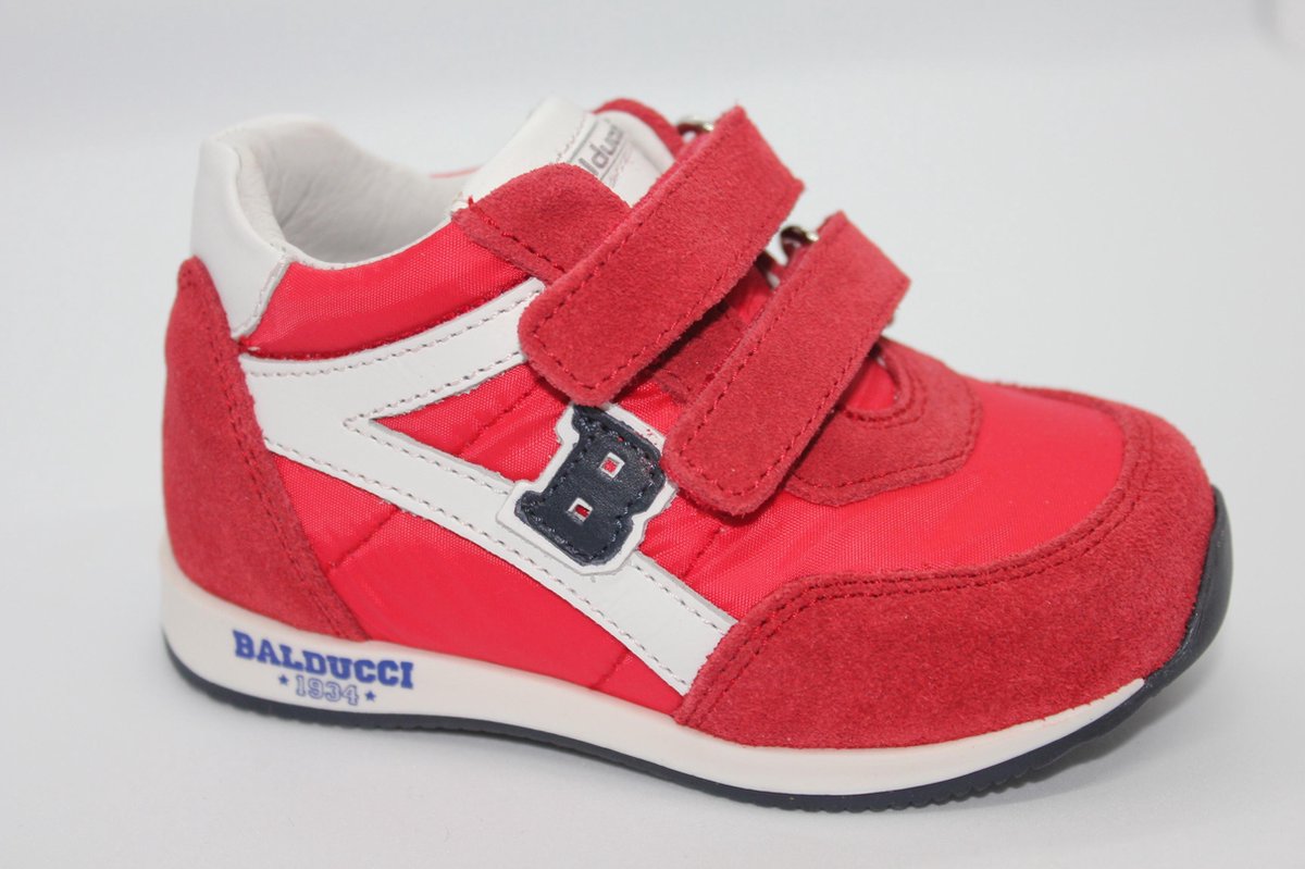 Balducci baby sneaker klittenband rood
