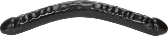 Zwarte dubbel dildo